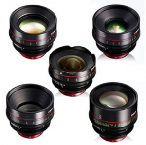 Canon Cinema Prime 5 Lens Set (EF - Mount)
